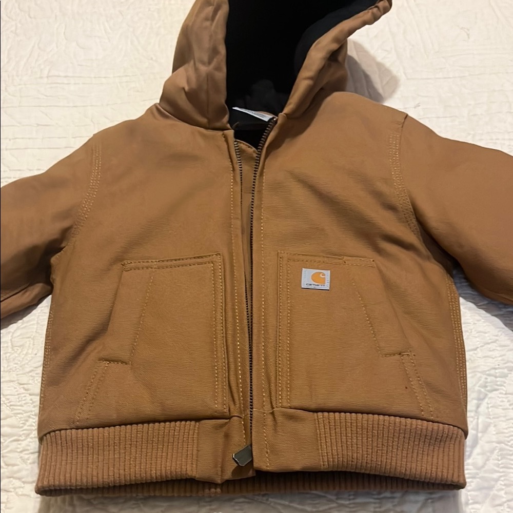 NWT Carhartt Tan Hooded Jacket